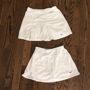 Bundle of 2 Nike Girls Tennis Skirts!